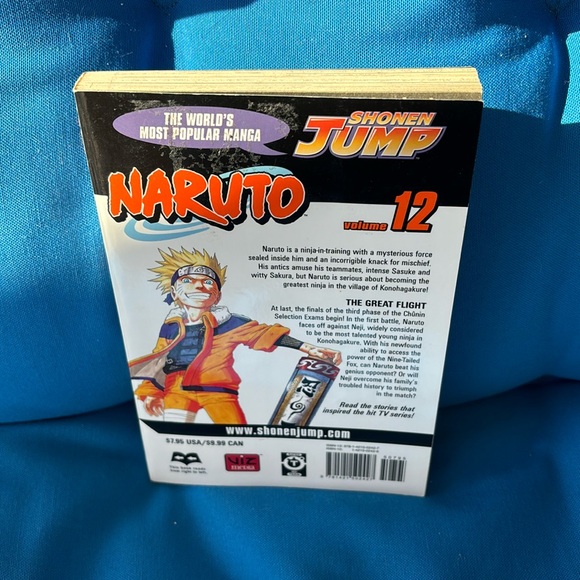 Naruto Comic Volume 12 Shonen Jump Rated T For Teens By Masashi Kishimato - Picture 2 of 8